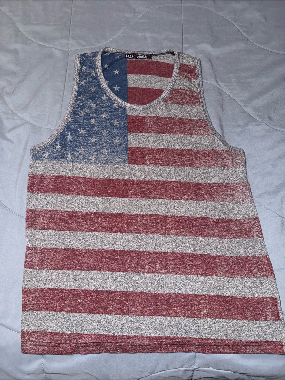 Vintage American Flag Tank Top - Red, White & Blue